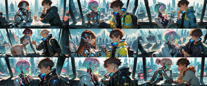 Prompt 2 - アニメ / イラスト系 モデルの違いによる出力イメージの比較 (Anima系):画像11
