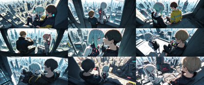 Prompt 2 - アニメ / イラスト系 モデルの違いによる出力イメージの比較 (Anima系):画像32