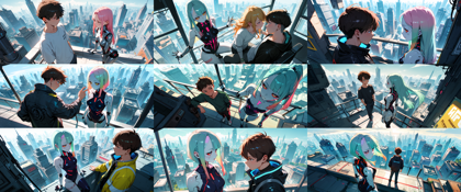 Prompt 2 - アニメ / イラスト系 モデルの違いによる出力イメージの比較 (Anima系 旧バージョンモデル):画像20
