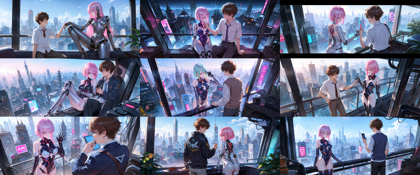 Prompt 2 - アニメ / イラスト系 モデルの違いによる出力イメージの比較 (Anima系):画像35