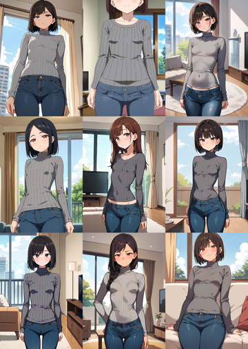 Animaのスコアタグ (score_9, score_8, score_7 ...) の画像生成傾向を調査する:画像5