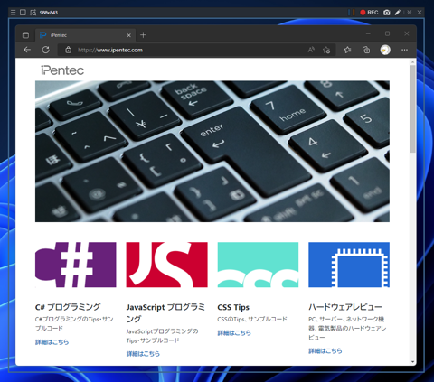 Bandicam利用して、マウスポインタを含めたスクリーンキャプチャを撮る:画像3