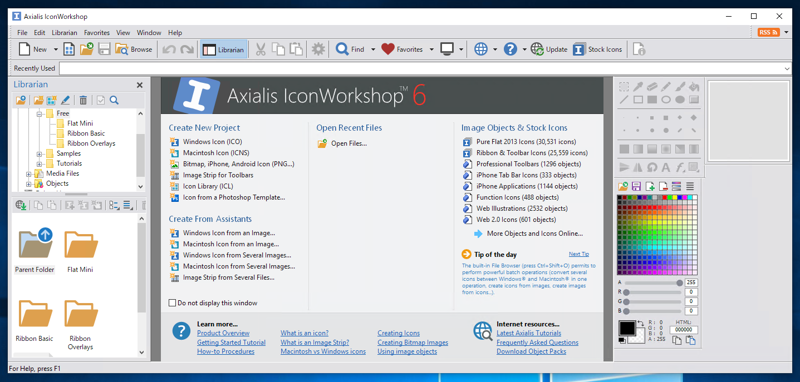 マルチアイコンを作成する (Axialis IconWorkshop を利用):画像1