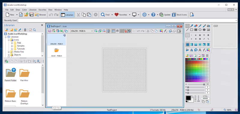 マルチアイコンを作成する (Axialis IconWorkshop を利用):画像10