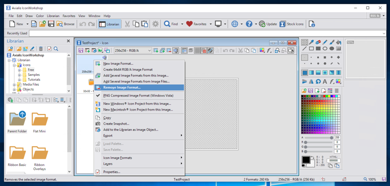 マルチアイコンを作成する (Axialis IconWorkshop を利用):画像11
