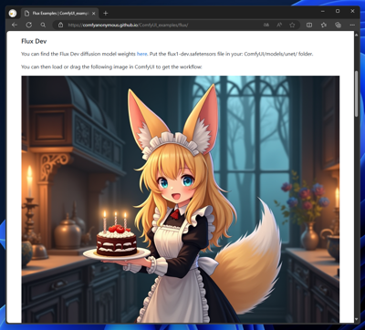 ComfyUI を利用して FLUX.1 で画像を生成する:画像5