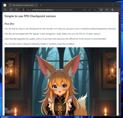 ComfyUI を利用して FLUX.1 で画像を生成する:画像13