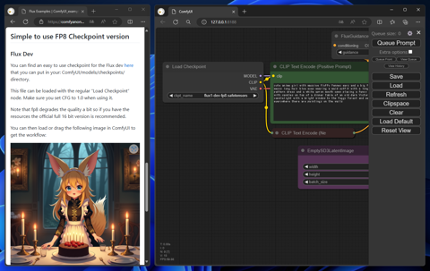 ComfyUI を利用して FLUX.1 で画像を生成する:画像15