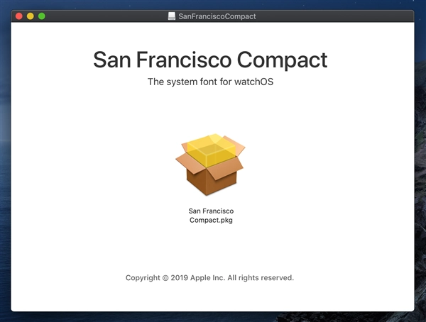 Apple San Francisco フォントのダウンロードとインストール:画像14