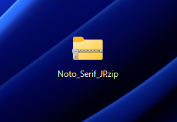 Noto Sans, Noto Serif フォントのダウンロードとインストール方法:画像8