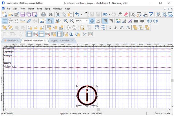 FontCreatorによるアイコンフォント作成:画像15