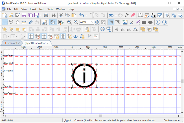 FontCreatorによるアイコンフォント作成:画像17