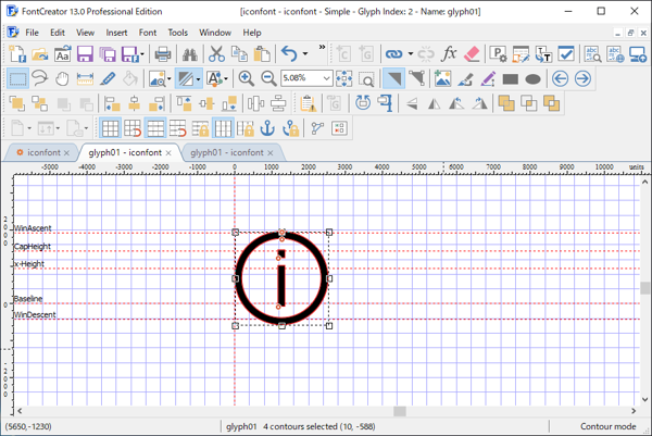 FontCreatorによるアイコンフォント作成:画像16