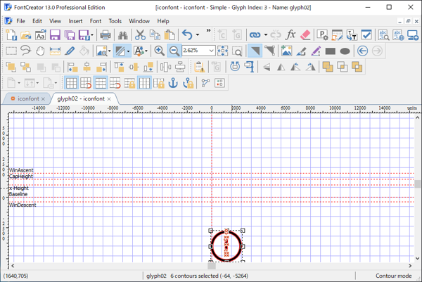 FontCreatorによるアイコンフォント作成:画像21