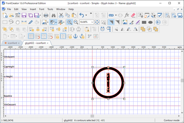FontCreatorによるアイコンフォント作成:画像22