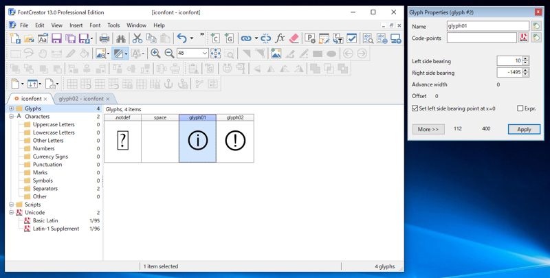 FontCreatorによるアイコンフォント作成:画像25