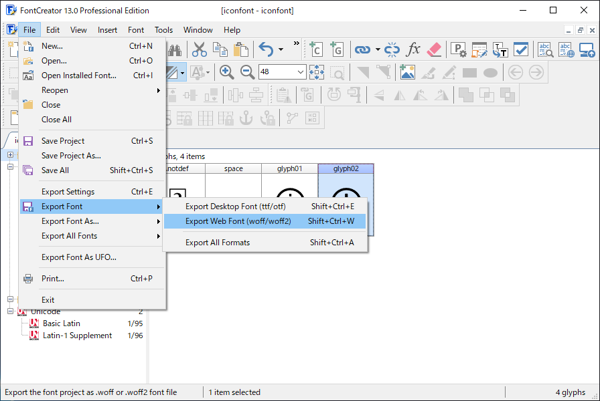 FontCreatorによるアイコンフォント作成:画像31
