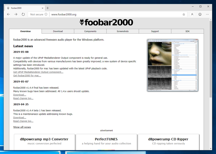 foobar 2000 で APE (Monkey's Audio) 形式のサウンドを扱えるようにする - Monkey's Audio デコード コンポーネントをインストールする:画像1