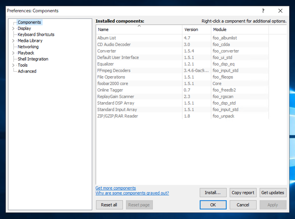 foobar 2000 にUPnP/DLNA コンポーネントをインストールして DLNAサーバーを立てる:画像5