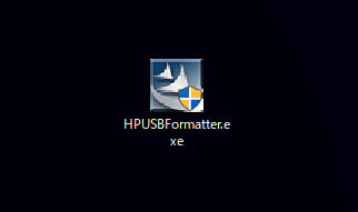 HP USB Disk Storage Format Tool インストール:画像1