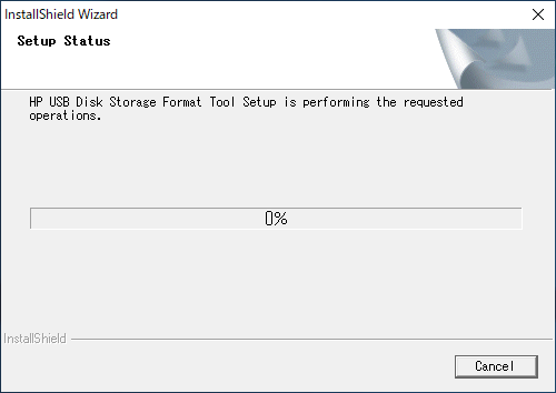 HP USB Disk Storage Format Tool インストール:画像5