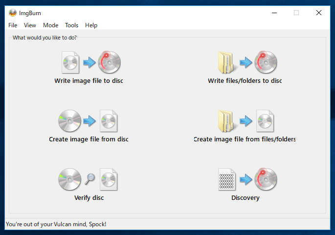 CD/DVDドライブに挿入されたディスクから ISOイメージを作成する (ImgBurnを利用):画像2