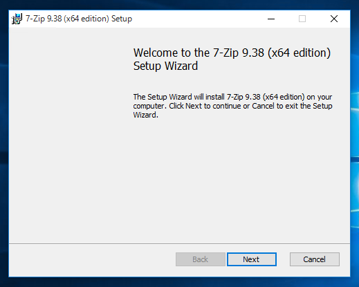 7-Zip のインストール:画像4