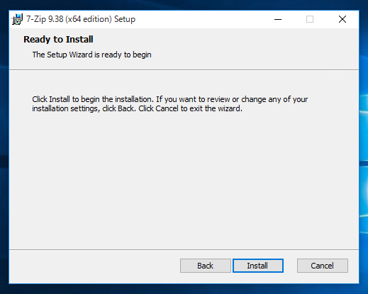7-Zip のインストール:画像8