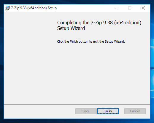 7-Zip のインストール:画像11