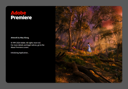 Adobe Creative Cloud 2026 のスプラッシュスクリーン:画像10