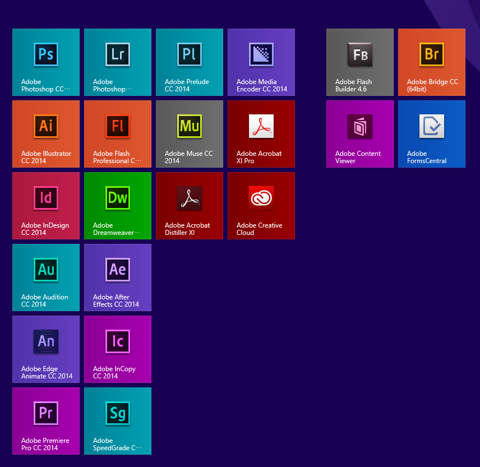 Adobe Creative Cloud 2014 (Adobe CC 2014) のスプラッシュスクリーン:画像20