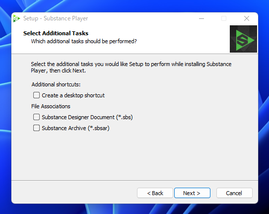 Adobe Substance Player のインストール:画像5