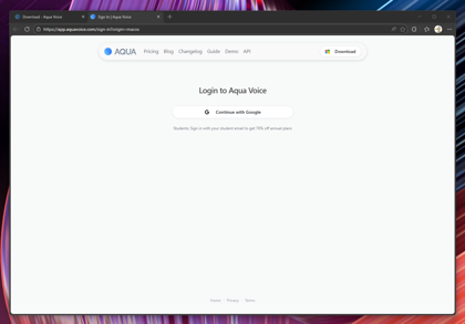 Aqua Voiceをインストールする:画像7