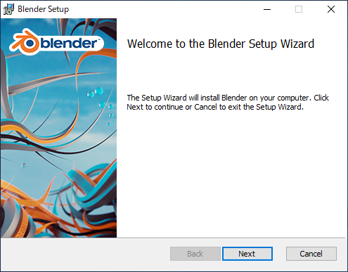 Blender のインストール (Version 2.9):画像5