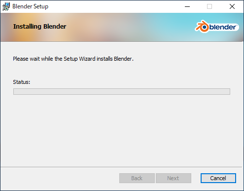 Blender のインストール (Version 2.9):画像10