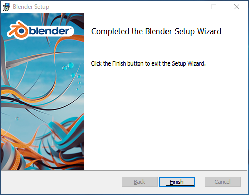 Blender のインストール (Version 2.9):画像12