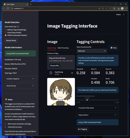 Camie Tagger のインストール:画像8