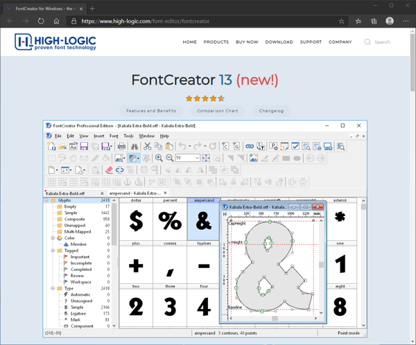 FontCreator のインストール:画像1