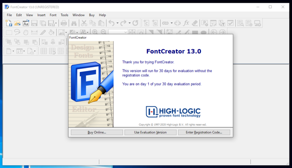 FontCreator のインストール:画像17