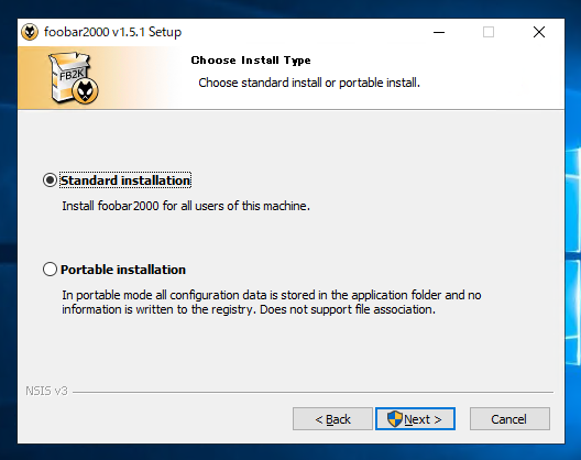 foobar 2000 のインストール:画像5