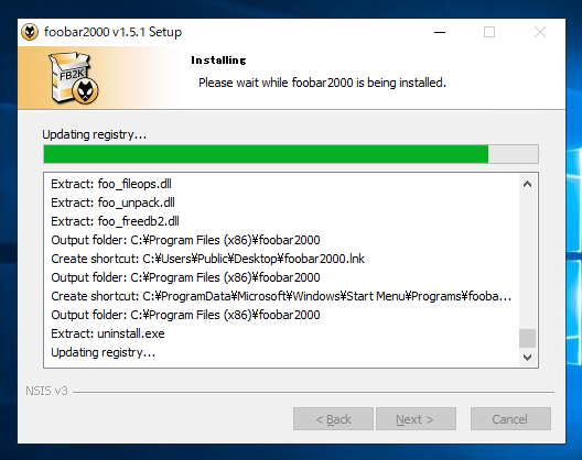 foobar 2000 のインストール:画像10