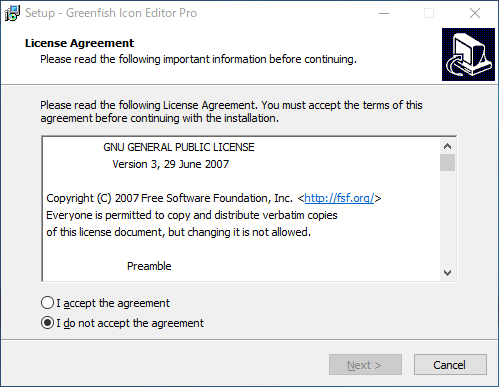 Greenfish Icon Editor Pro のインストール:画像5