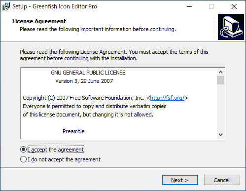 Greenfish Icon Editor Pro のインストール:画像6