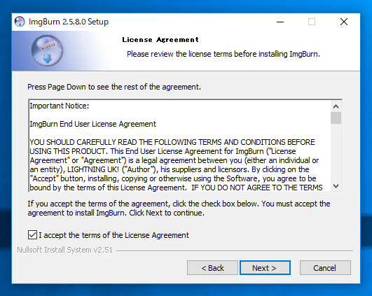 ImgBurn のインストール:画像7