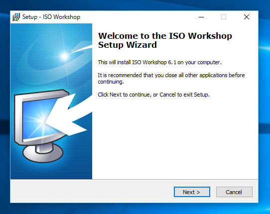 ISO Workshop のインストール:画像5