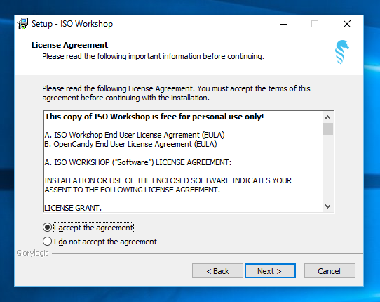 ISO Workshop のインストール:画像7