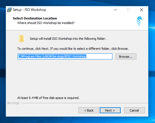 ISO Workshop のインストール:画像8
