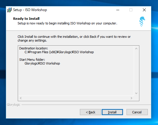 ISO Workshop のインストール:画像13