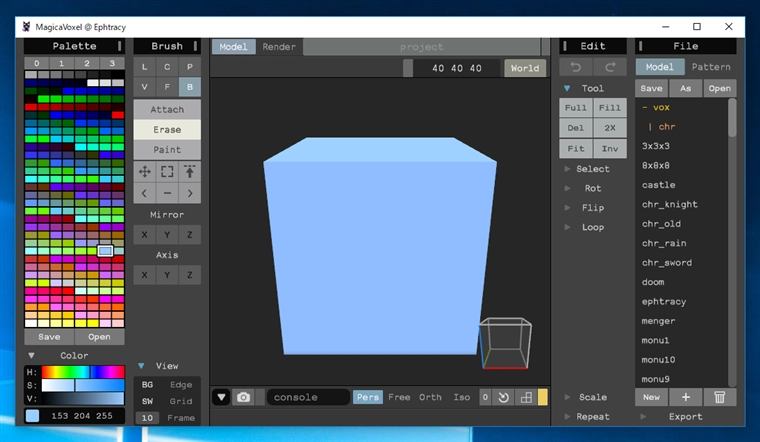 MagicaVoxel をインストールする:画像5