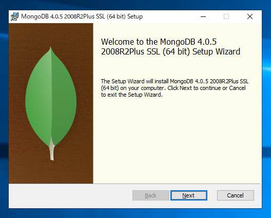 MongoDBのインストール:画像3
